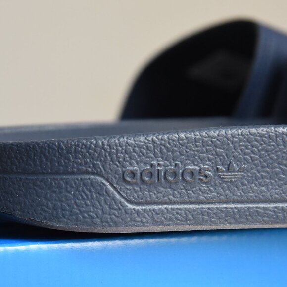 BLUE ADIDAS SLIDES - Picture 3 of 6